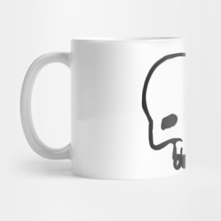 New School Style Simple Skull Original Art Mug